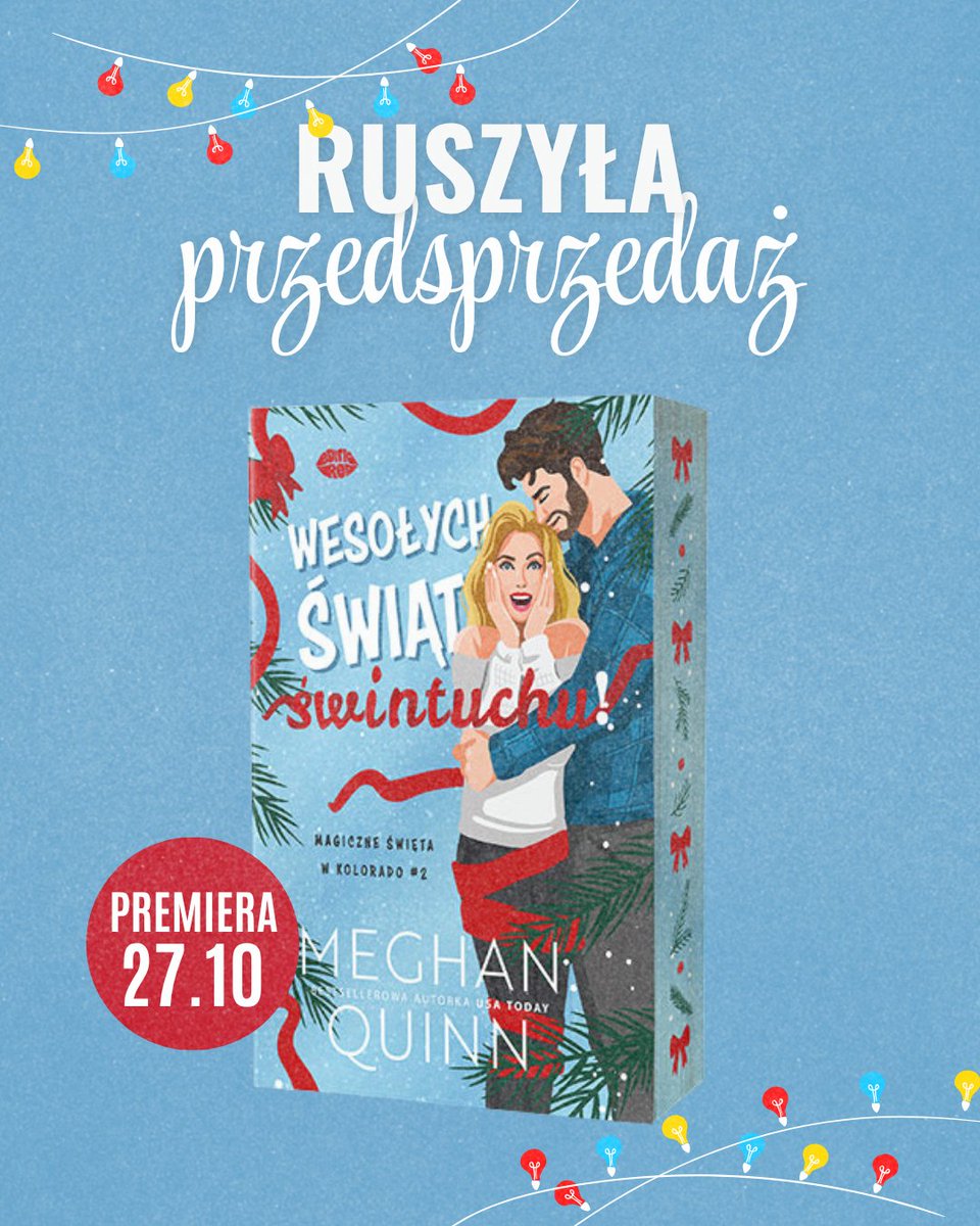 EditioRed's tweet photo. Max zostaje sam w domu i na farmie choinek. A to dopiero początek chaosu! 👀

Łapcie kolejną świąteczna propozycję. 📖 Drugi tom serii MAGICZNE ŚWIĘTA W KOLORADO Meghan Quinn! ✨️ Premiera WESOŁYCH ŚWIĄT, ŚWINTUCHU już 27.10

#twitteroweksiążkary https://t.co/lagyg4AFjD