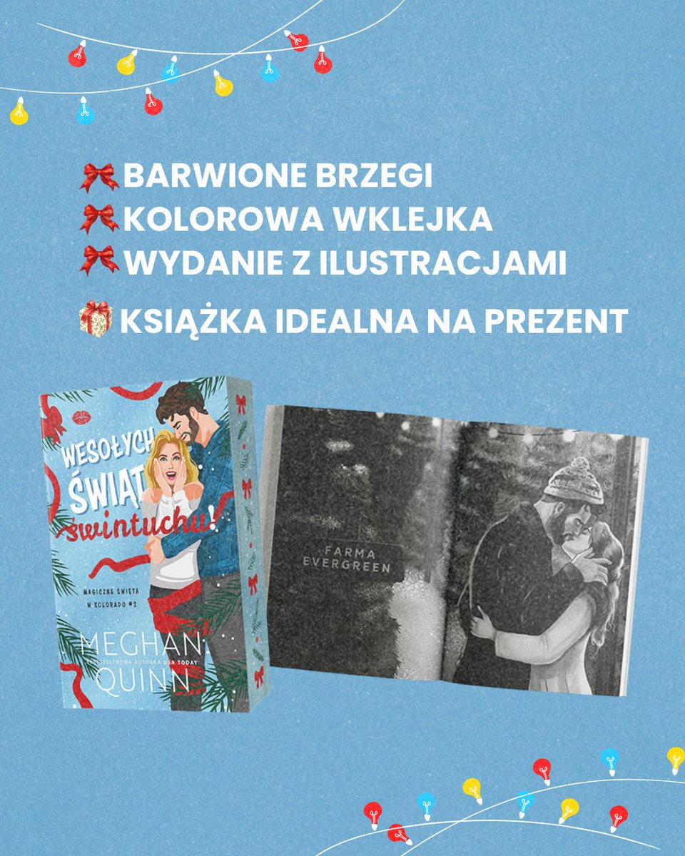 EditioRed's tweet photo. Max zostaje sam w domu i na farmie choinek. A to dopiero początek chaosu! 👀

Łapcie kolejną świąteczna propozycję. 📖 Drugi tom serii MAGICZNE ŚWIĘTA W KOLORADO Meghan Quinn! ✨️ Premiera WESOŁYCH ŚWIĄT, ŚWINTUCHU już 27.10

#twitteroweksiążkary https://t.co/lagyg4AFjD