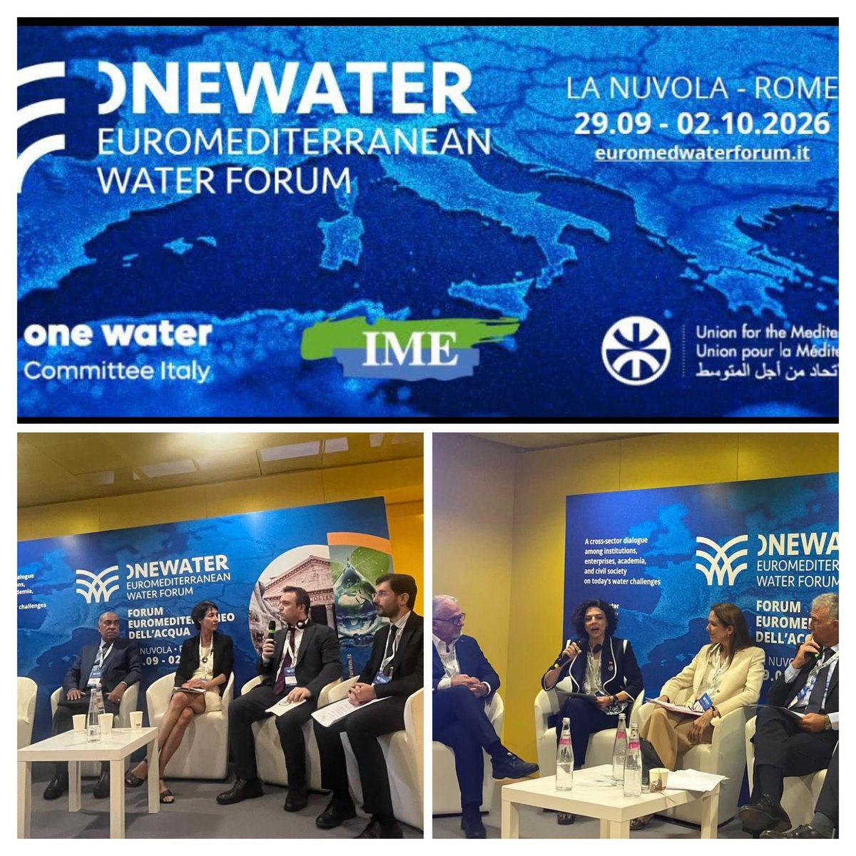 SuYonetimi's tweet photo. At the #EMWF Europe-Mediterranean Water Forum in Rome, contributed to regional cooperation through work on flood &amp; drought management in transboundary concept, and the session on water finance &amp; investments, as chairing #WATFIN Working Group 
@TCTarim @ibrahimyumakli https://t.co/QiGPcHcdK7