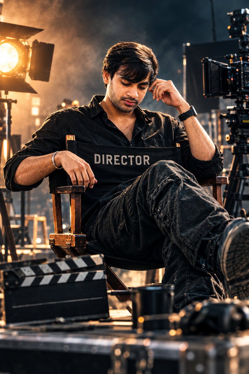 Sujeethfanpage's tweet photo. Not just a director… a vision shaping the next chapter of Indian Cinema 🎬🔥 @Sujeethsign anna ❣️🎬 #BloodyRomeo #OG2 https://t.co/BvntUB3TCL