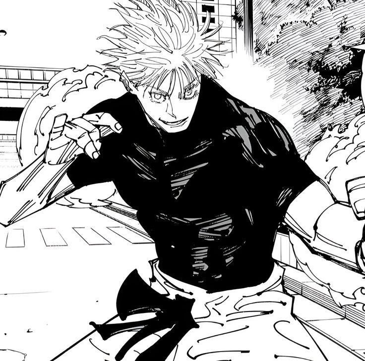starlessatoru's tweet photo. gojo’s shoulders are HUGE…. he’s so big and muscular omfgg need that https://t.co/ionG3UKOSV