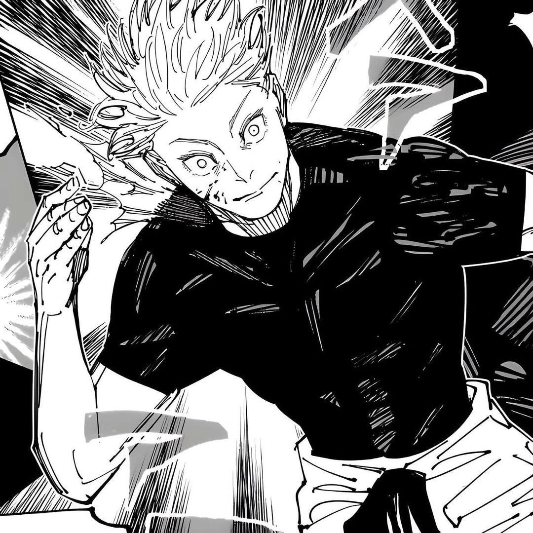 starlessatoru's tweet photo. gojo’s shoulders are HUGE…. he’s so big and muscular omfgg need that https://t.co/ionG3UKOSV
