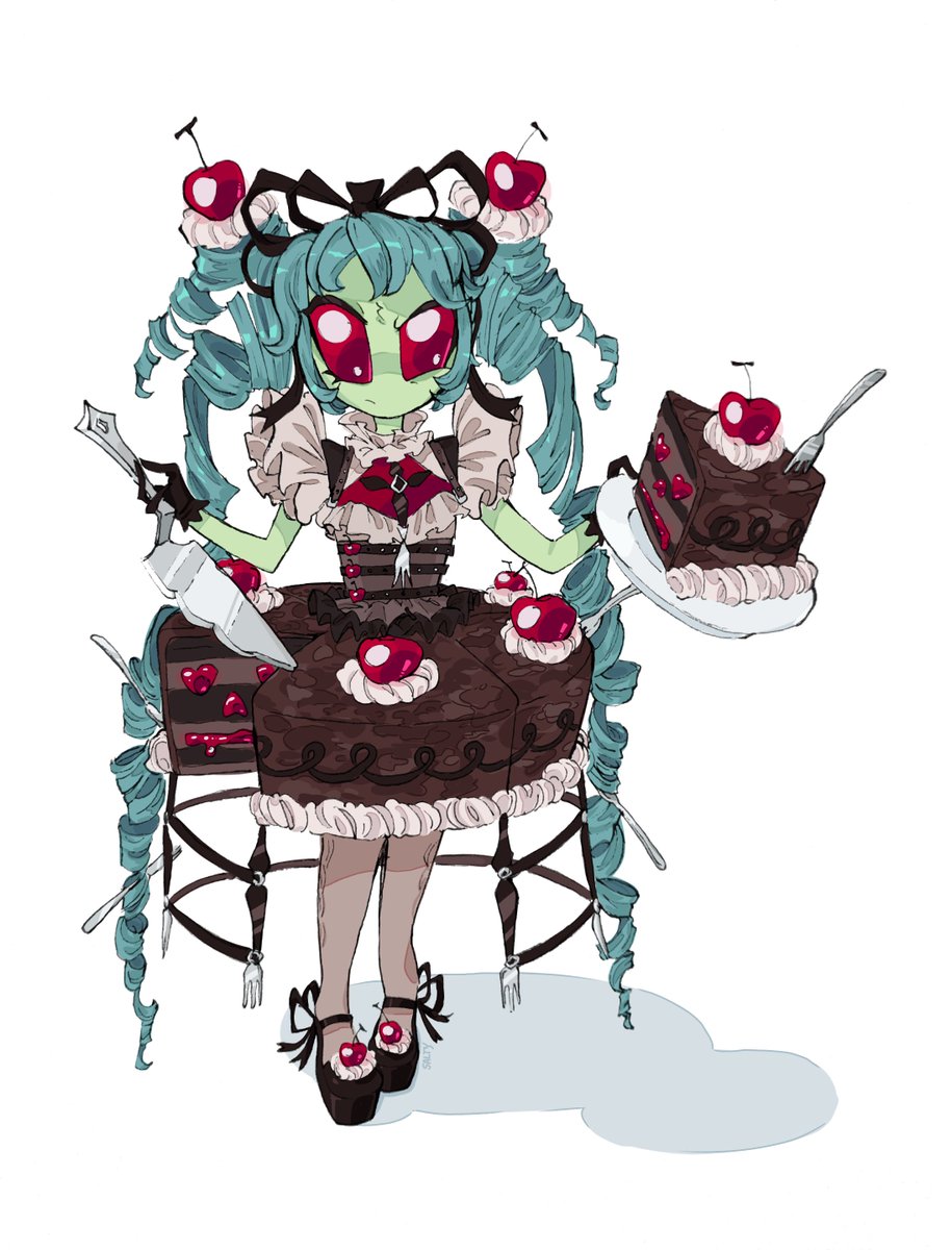 enthusiast_bug's tweet photo. wow zim can I have a slice of your cake dress #invaderzim #iztwt #izfanart https://t.co/qTjISdrpMW
