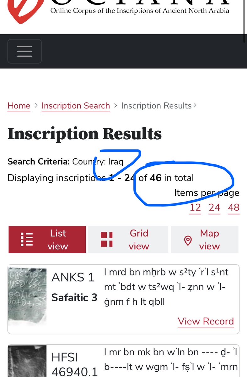 Jdonttalktoo's tweet photo. @S_N_SES @TrillaGz What's up with the idea that it's impossible for Arabs to exist outside of Arabia prior to Islam
Just read the OCIANA corpus dude
You'll find thousands of inscriptions outside of Arabia during the Pre Islamic Period https://t.co/QOggAXjgfs
