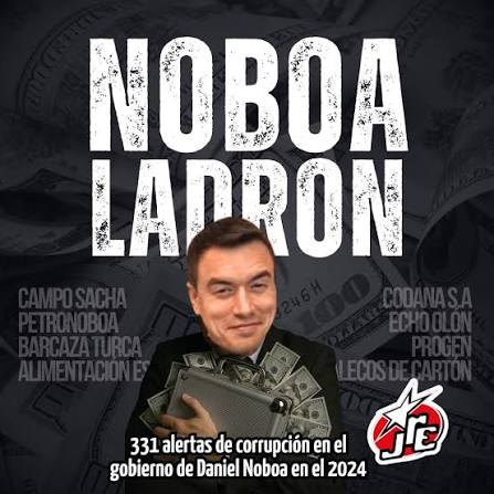 galopuentev's tweet photo. @Expresoec Esta es la clase de información que le pone súper mal genio a @DanielNoboaOk, porque demuestra claramente que su complicidad antiética con @inesmanzano, no tiene nada que envidiarle a la de @MashiRafael con @JorgeGlas ��� https://t.co/CNUZ2FkmQQ