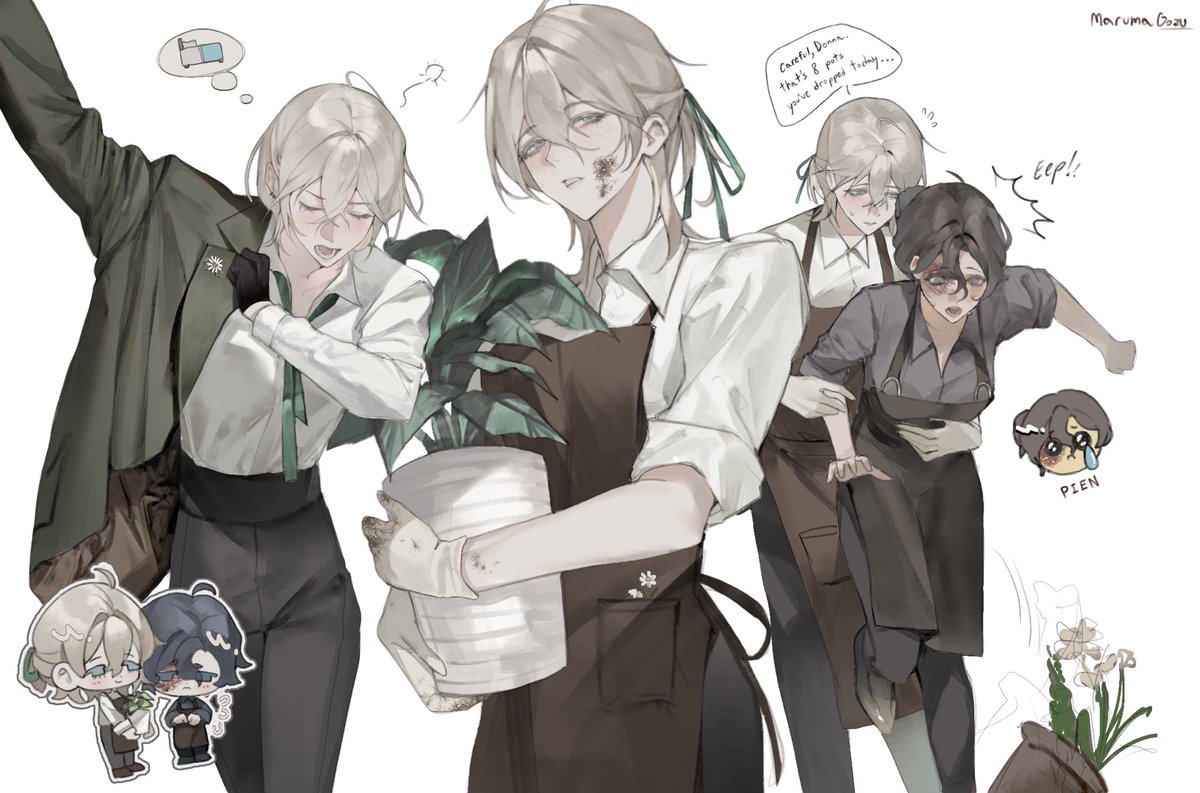marumasuitcase's tweet photo. Part time work at Donna’s flower shop🪴💐
#residentlover https://t.co/Oeit6IV1xH