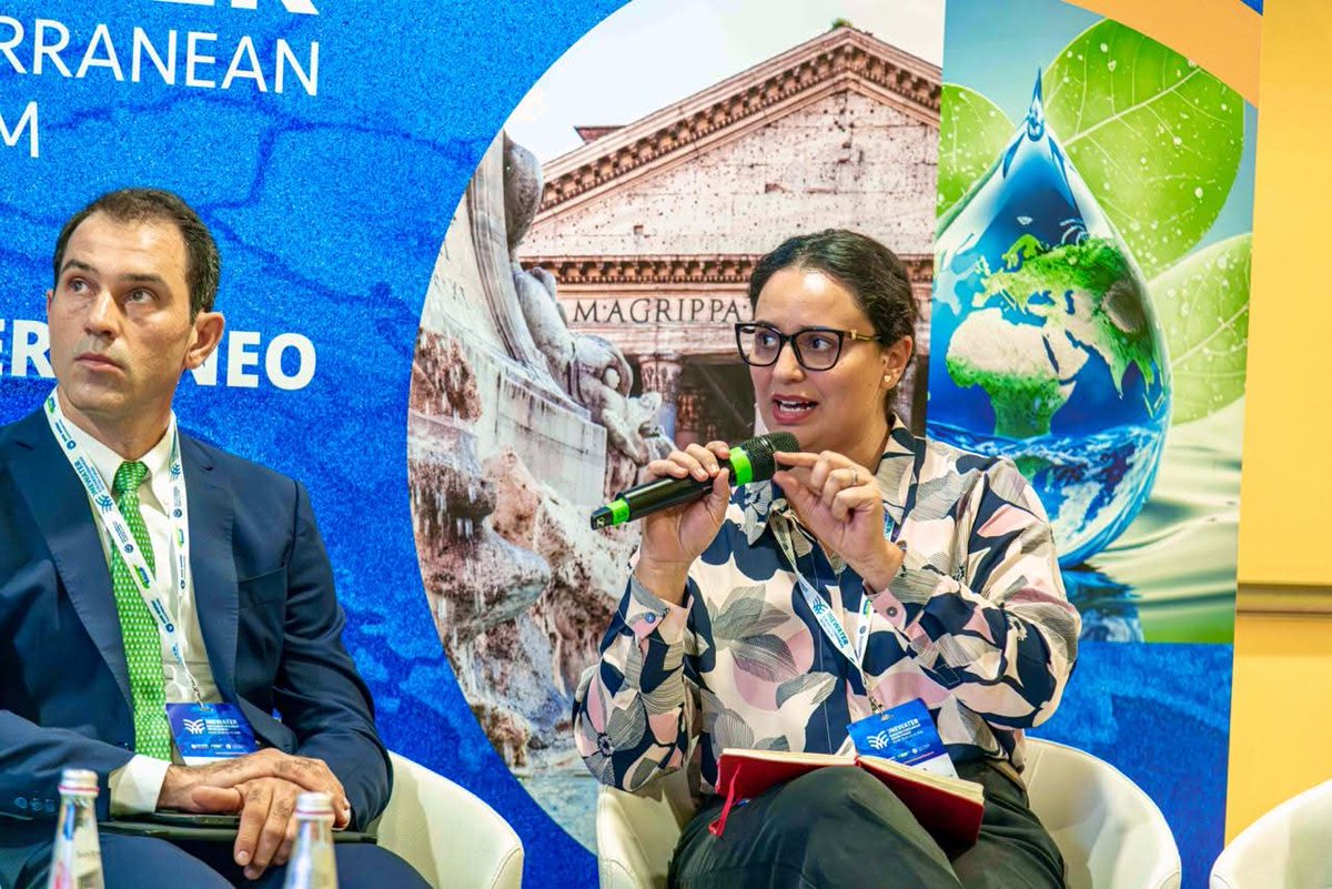 OSS_Comms's tweet photo. In the #Mediterranean, #water knows no borders. At the 6th Euro-Mediterranean Water Forum in #Rome, The @OSS_Comms highlighted the need to connect #knowledge, #cooperation &amp; #finance for stronger #WaterSecurity and #Resilience... https://t.co/dzKJu9tKsZ https://t.co/3DWrJXAlso
