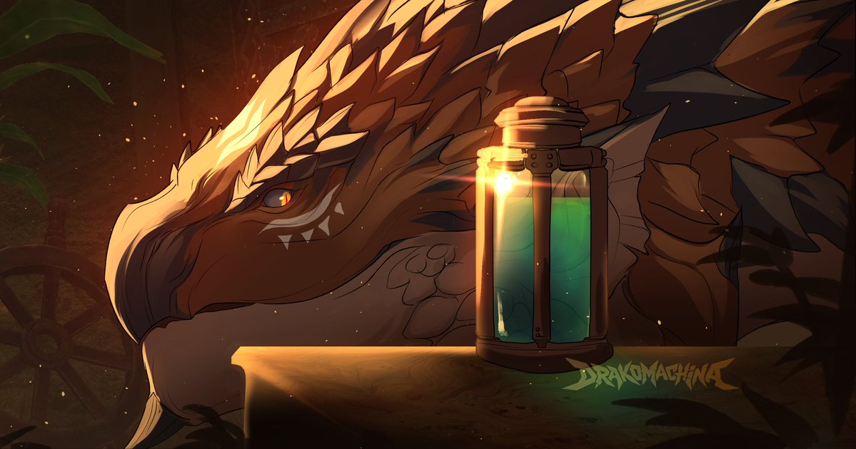 DRAKOMACHINA's tweet photo. potion #mhstories2 https://t.co/krj4K8n8ks