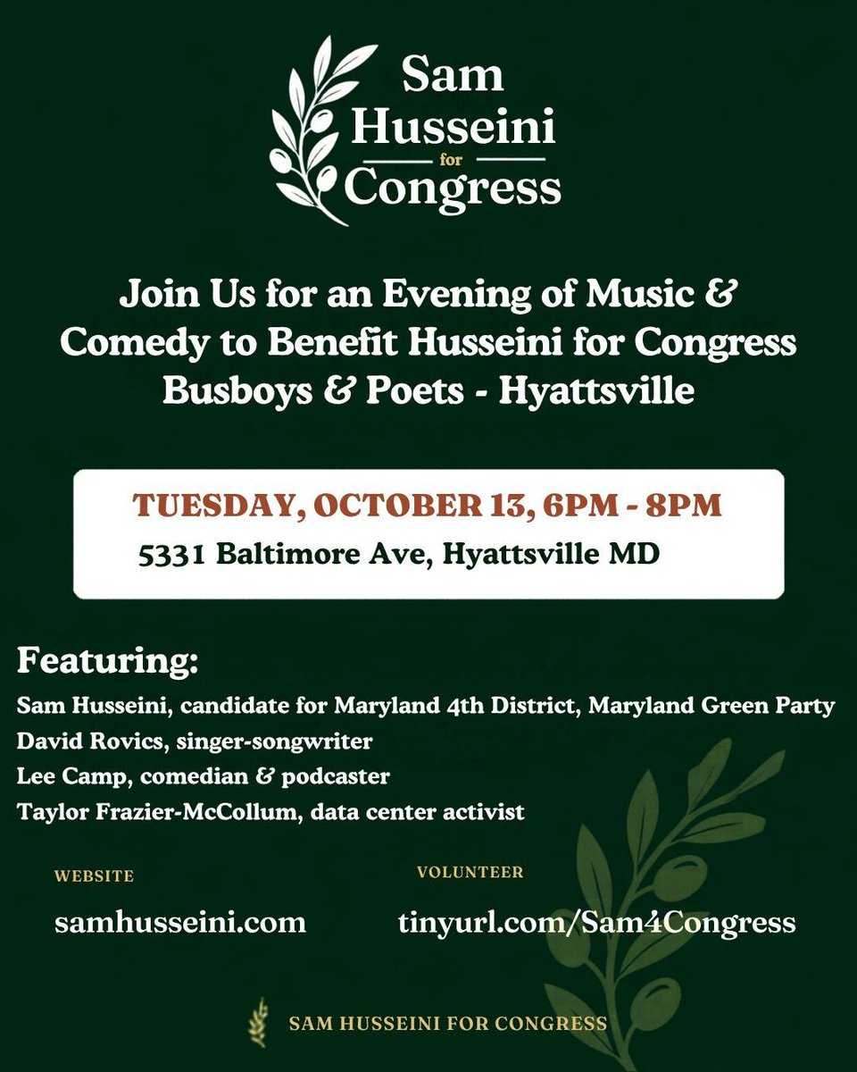 samhusseini's tweet photo. If you live in the area, save the date! https://t.co/HaRBxSt6M2