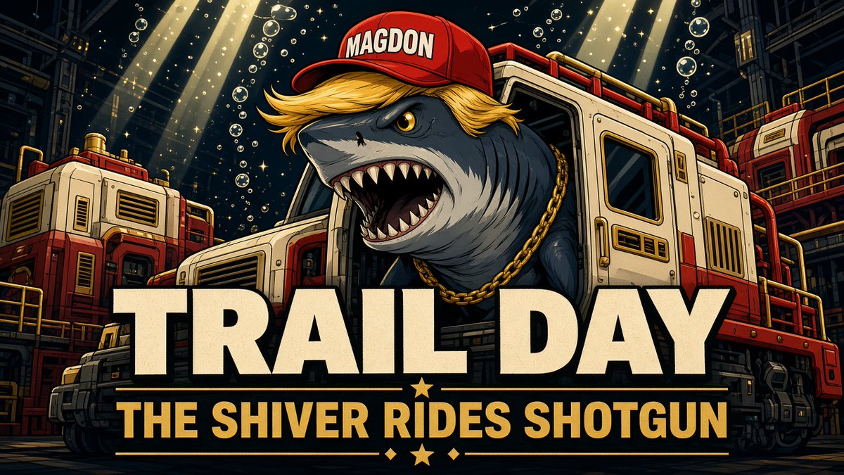 Mag_donz's tweet photo. Trail day.
Texas truck plant.
Jaws riding shotgun.

$MAGDON
Hat on.
Shiver tours the floor.

#MAGDON #Magaladon #Solana #memecoin https://t.co/YiZDyTD3dR