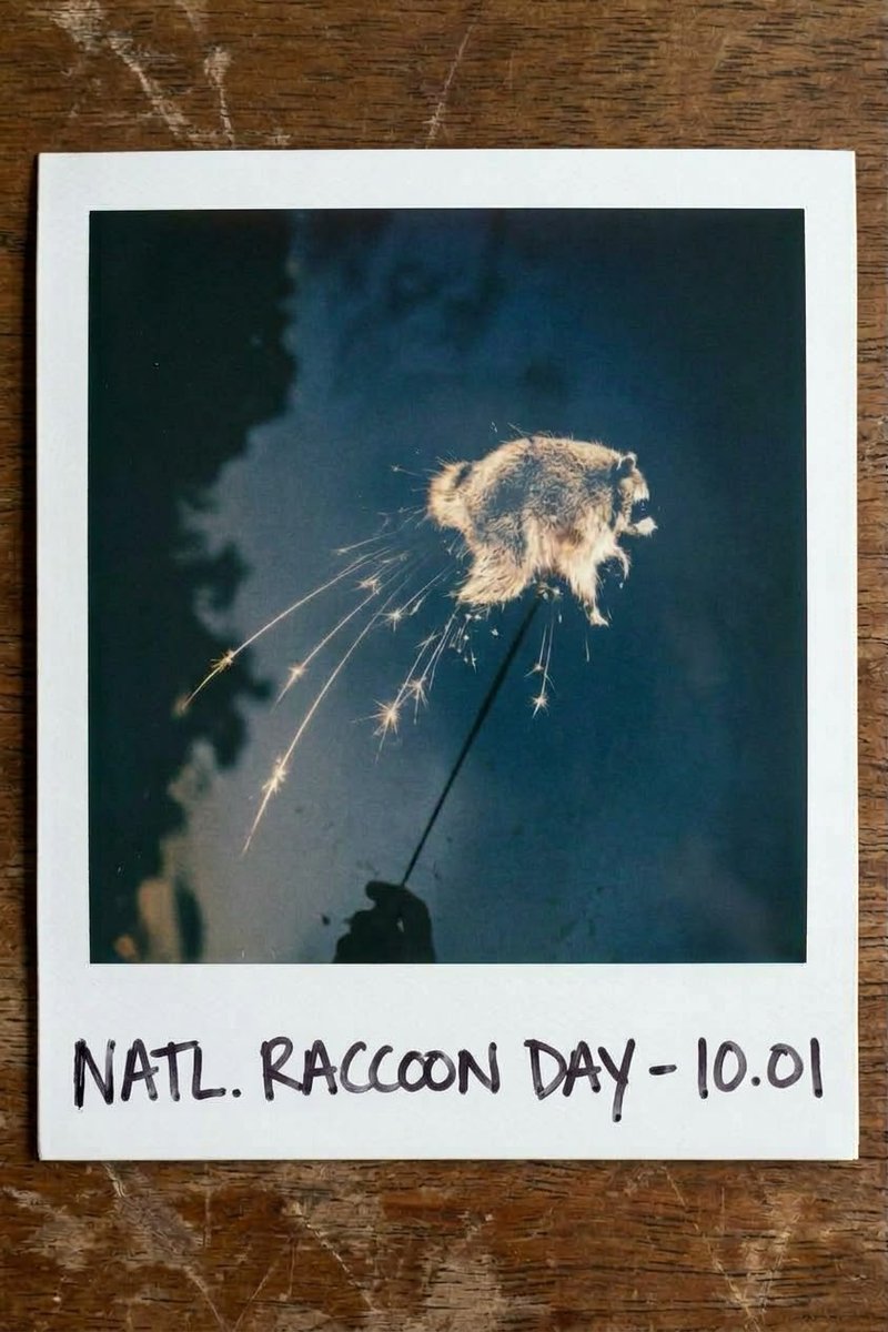 Jimothyworld's tweet photo. To all my raccoon homies, today, let’s celebrate us! https://t.co/W3zk4aIMbe