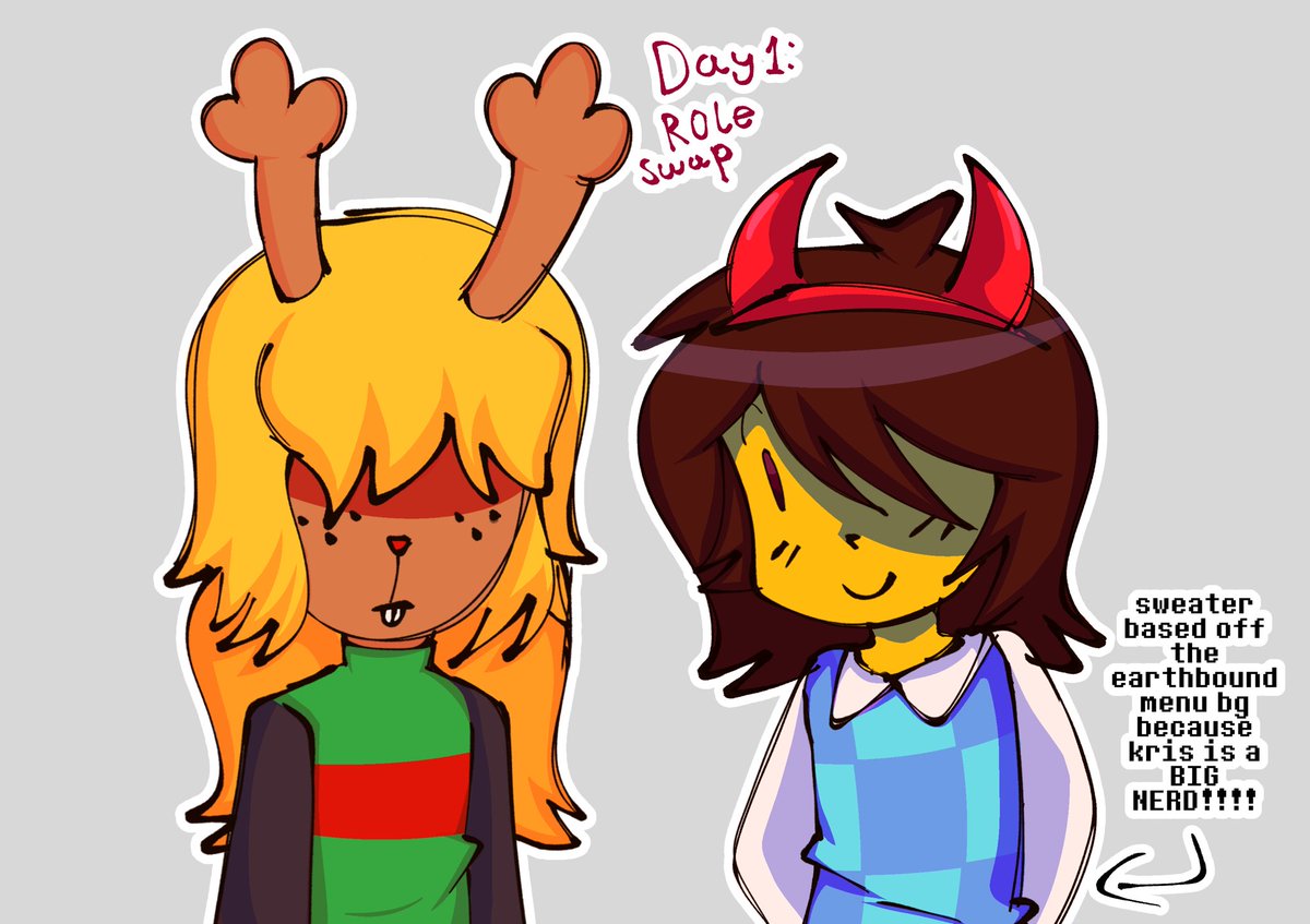 fishcakez08's tweet photo. AUtober Day 1: Role Swap

#deltarune #utdr https://t.co/Fwro4hi2DP