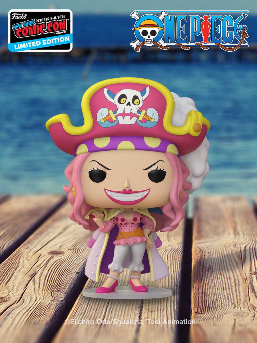 OriginalFunko's tweet photo. Ah, the glory days… 🏴‍☠️ The exclusive POP! Young Big Mom from ONE PIECE is coming to New York Comic Con! https://t.co/TmEU0v0E1b