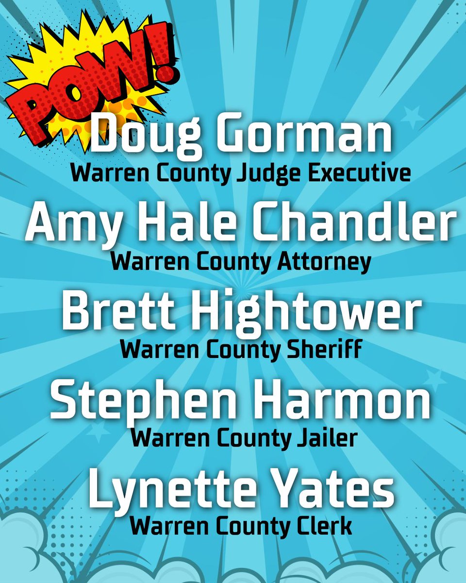 WarrenGOP's tweet photo. ⚡ BOOM! ⚡
While other places fight messy races, Warren County Republicans just dropped this:
20 UNOPPOSED CANDIDATES ON YOUR BALLOT
Twenty strong conservatives with zero opposition. Now let’s elect Andy Barr and Brett Guthrie too! Support the full Republican ticket! https://t.co/dKkvUnCmxh