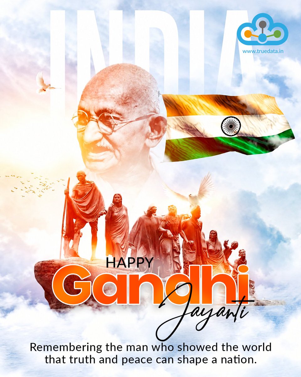 truedata1's tweet photo. Remembering the man who showed the world that truth and peace can shape a nation. 🕊️🇮🇳✨

https://t.co/sCALXEF1Ic

#truedata #gandhijayanti #indianleaders #freedomfighters #nonviolence #peaceandharmony #indianindependence #legacyofleaders #inspiration #leadership #nationbuilders https://t.co/aqXIJUh2do