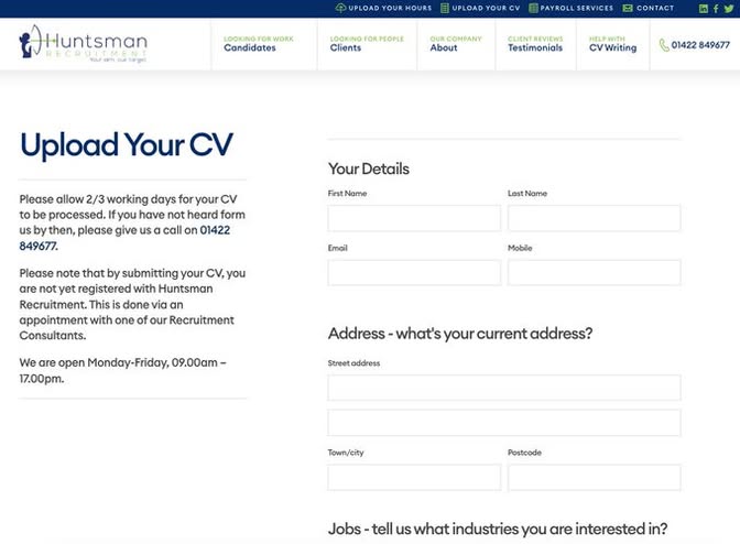 HuntsmanRec's tweet photo. Ready for your next career opportunity? It’s never been easier to apply for one of our roles! 💼

Save yourself time and a phone call by uploading your CV directly to our website.

🔗https://t.co/ExQmVo6P8T

#JobSearch #CareerOpportunities #NewJob #ApplyNow #CVUpload https://t.co/ct1yowCnvn