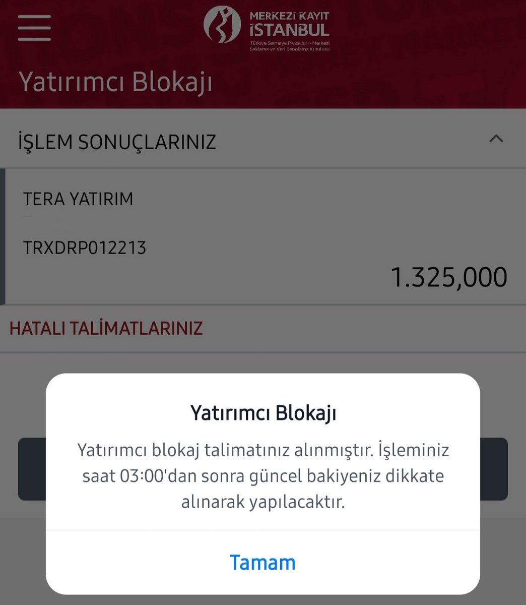 YatirimciPisi's tweet photo. #TMV satışından gelen para ile TeraTrader üzerinden aldığım AltınS1'ler MKK hesabıma yansıdı ve bloke emrini girdim

Yarın da virman talebi yapacağım

EFT tedbiri kalkmadan virman da onaylanmayacaktır diye düşünüyorum ama olsun

Yatırım tavsiyesi değildir https://t.co/PycdplIIfv