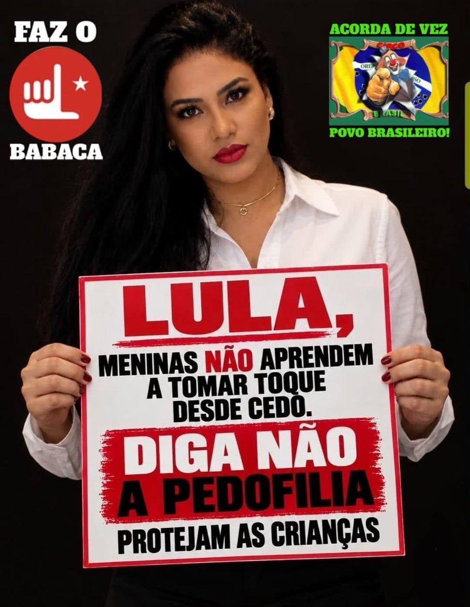 CavendishPaulo's tweet photo. DIGA NÃO A PEDOFILIA….. https://t.co/eZT773neGT