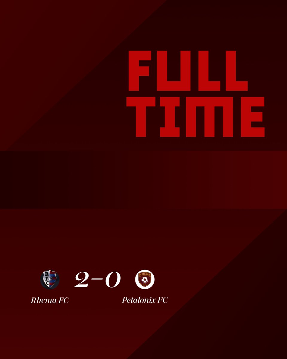 petalonixFC's tweet photo. Full-time. 🔴

Rhema FC 2–0 Petalonix FC

Not the result we wanted, but we keep our heads up and focus on the next one. ❤️💛
#petalonixfc #jafakcup2026 #ringoNG https://t.co/OTSotooc6p