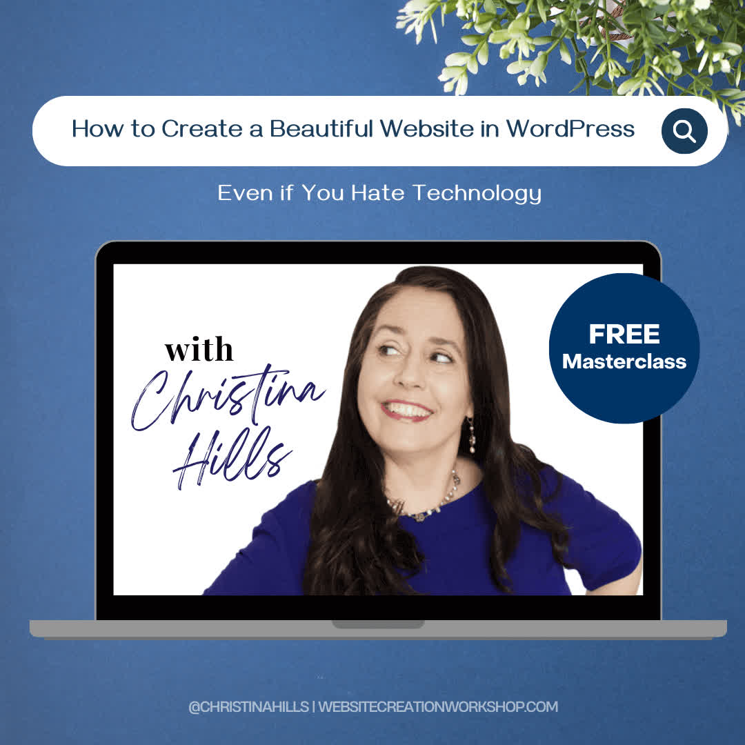 christinahills's tweet photo. Did you miss my FREE LIVE masterclass yesterday? Good News! I'm hosting another session TODAY!
Save your spot in the FREE LIVE masterclass here:
https://t.co/UG0yIb0i2P
#freemasterclass #websitecreation #wordpress https://t.co/wV9PPkdCIs