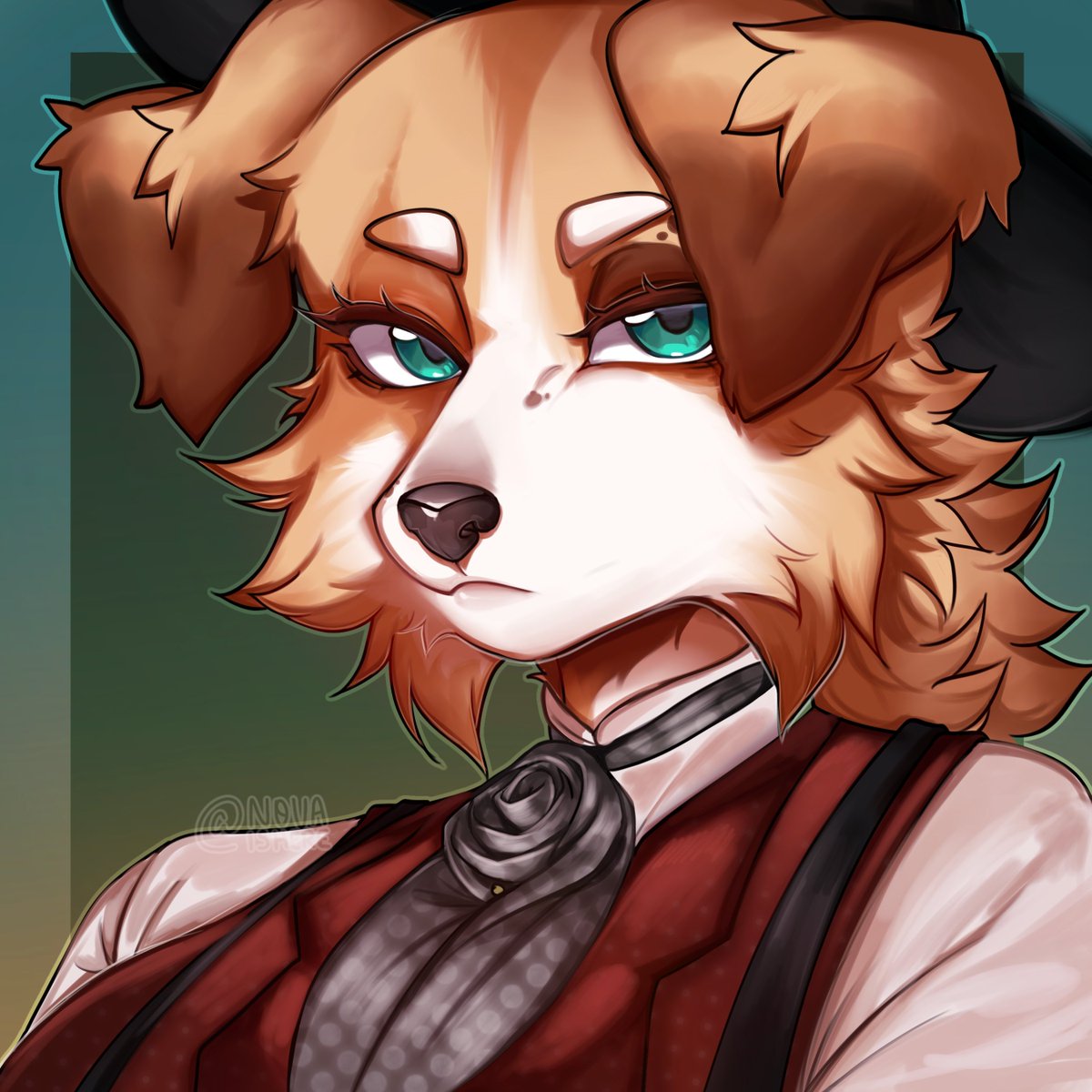 n0vaishere_'s tweet photo. Commission - 2 versions :D https://t.co/atWLbsnRcr