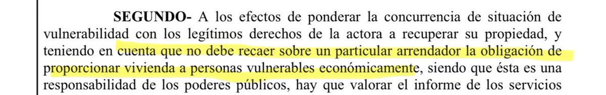 kdrbcn's tweet photo. EN MI RESOLUCIÓN DE DESAHUCIO, UNA JUEZA CON UN PAR DE OVARIOS LO DEJÓ CLARINETE:

Proporcionar vivienda a las personas vulnerables es responsabilidad de los poderes públicos, NO del propietario particular. https://t.co/CUrE5AFUUU
