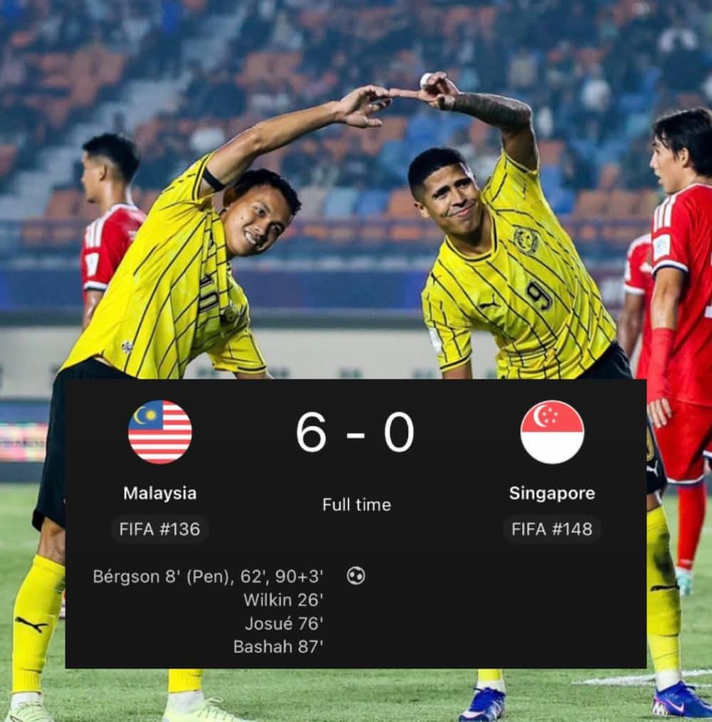 SaufyJauhary's tweet photo. Netizen Indon memfitnah kononnya Malaysia bayar Singapura hingga boleh menang 6-0. Woiii...Singapura tu bukan negara miskin macam Indonesia. Singapura adalah negara maju dan paling kurang rekod rasuah/korupsi di dunia.Takkan semudahnya nak terima rasuah dari Malaysia kerana bola. https://t.co/VJTTCm8cJY