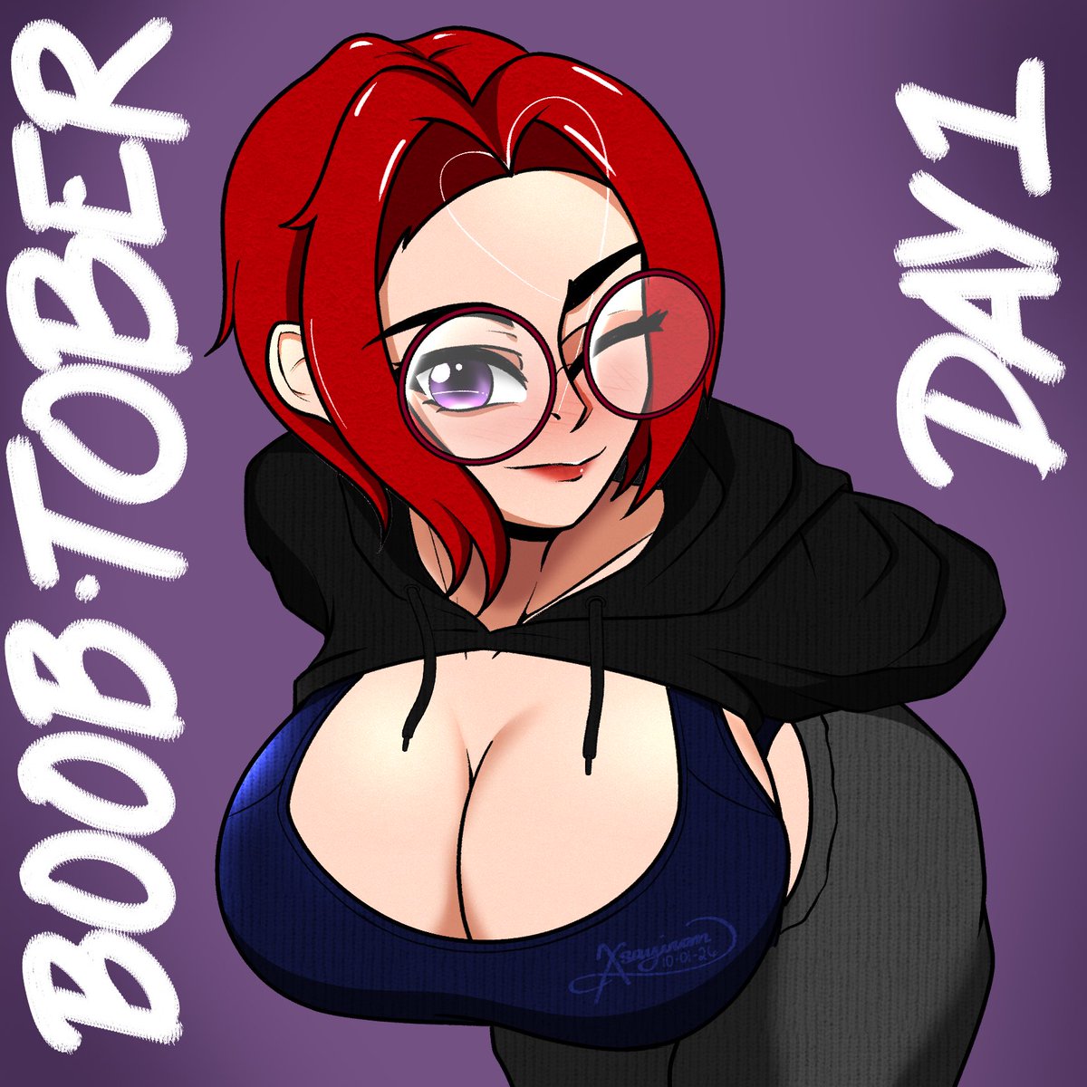 xsayvian's tweet photo. Boob-Tober 🍒

Day 1: Cleavage https://t.co/oP9EAk82pA
