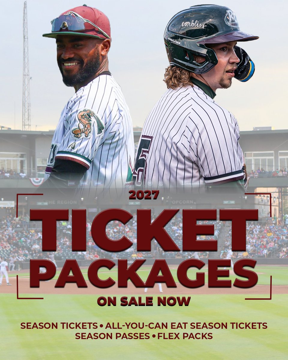 railcats's tweet photo. Our 2027 ticket packages are on sale now! These include season tickets, all-you-can eat season tickets, single and family season passes, and flex packs 🎟️

📱 Call the office at 219-882-2255
🏟️ Visit the stadium to purchase in-person
📰 Read more about our ticket options here:

We can't wait to see you in 2027 😻