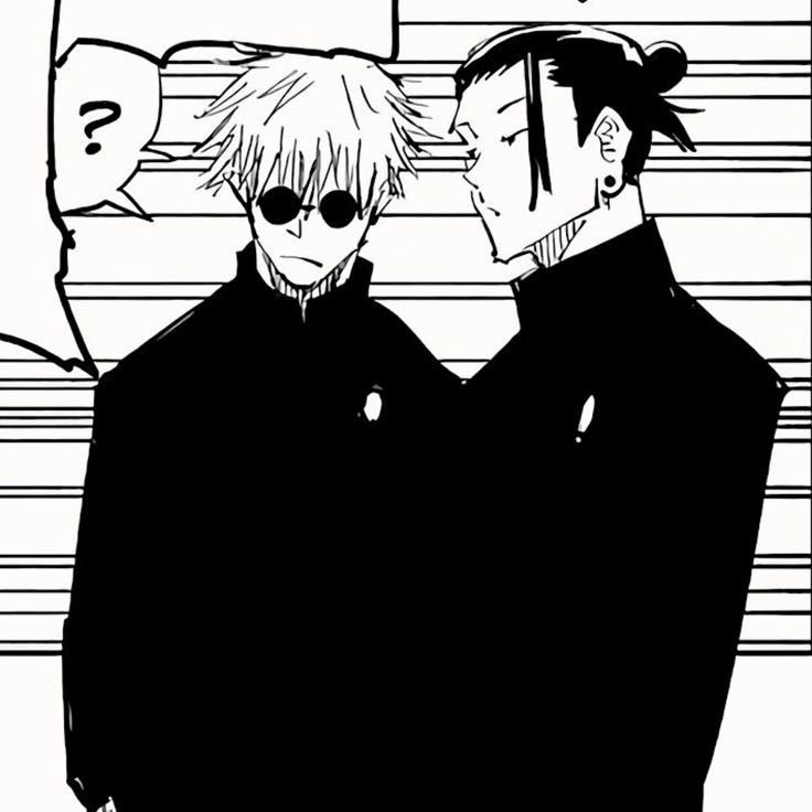 starlessatoru's tweet photo. these two always standing unnecessarily close just because. satosugu i love u https://t.co/zlHDVQR2B7