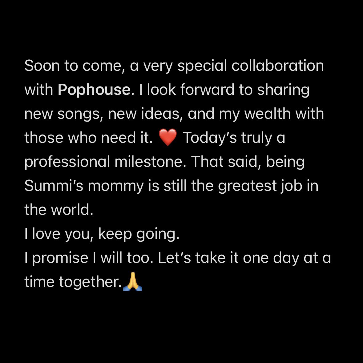 Sia's tweet photo. https://t.co/s2lKNi7HTG
