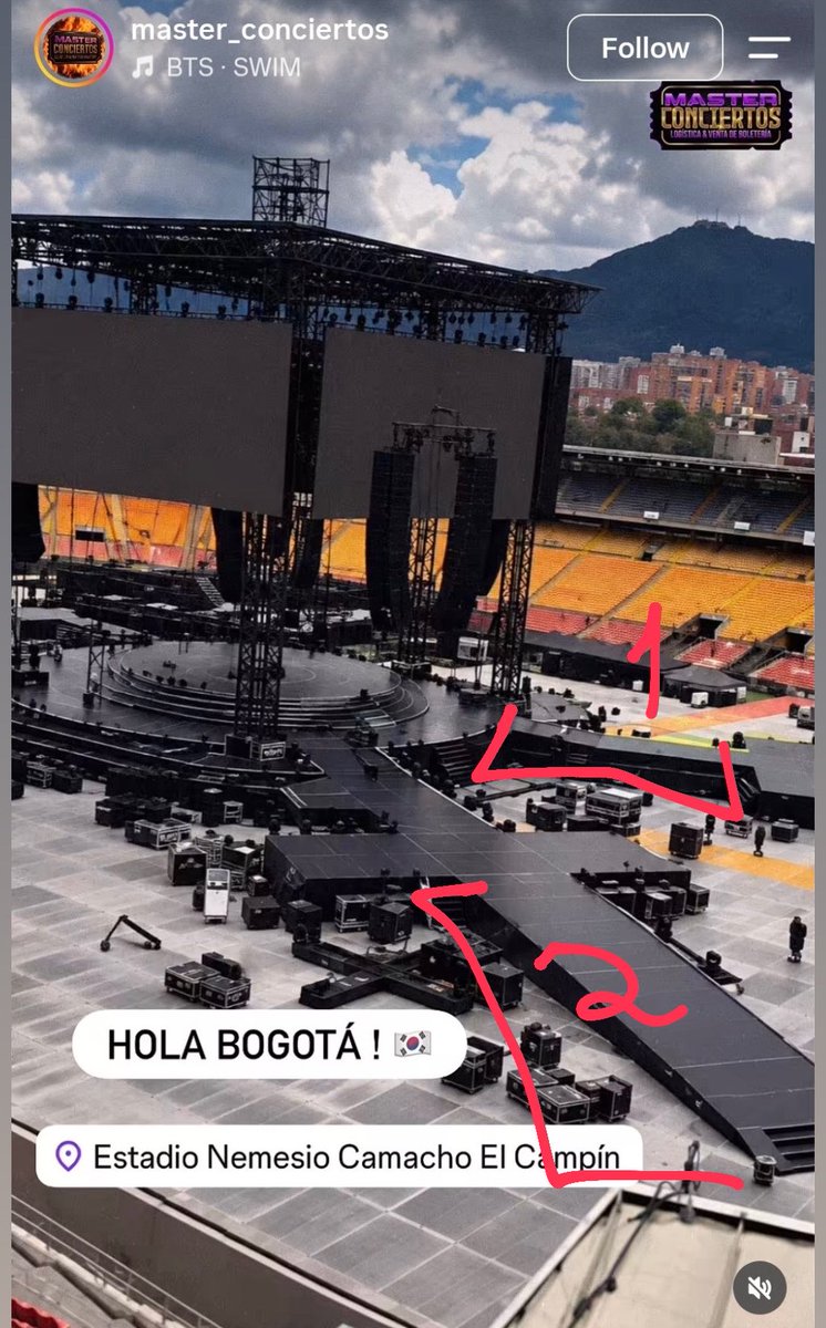 bykthv95's tweet photo. Se for esse mesmo palco vai ser minusculo no morumbis, a passarela n vai chegar nem perto da pista de atletismo, prefiro acreditar q é adaptação pelo tamanho do estádio https://t.co/m3uSnLHJZe