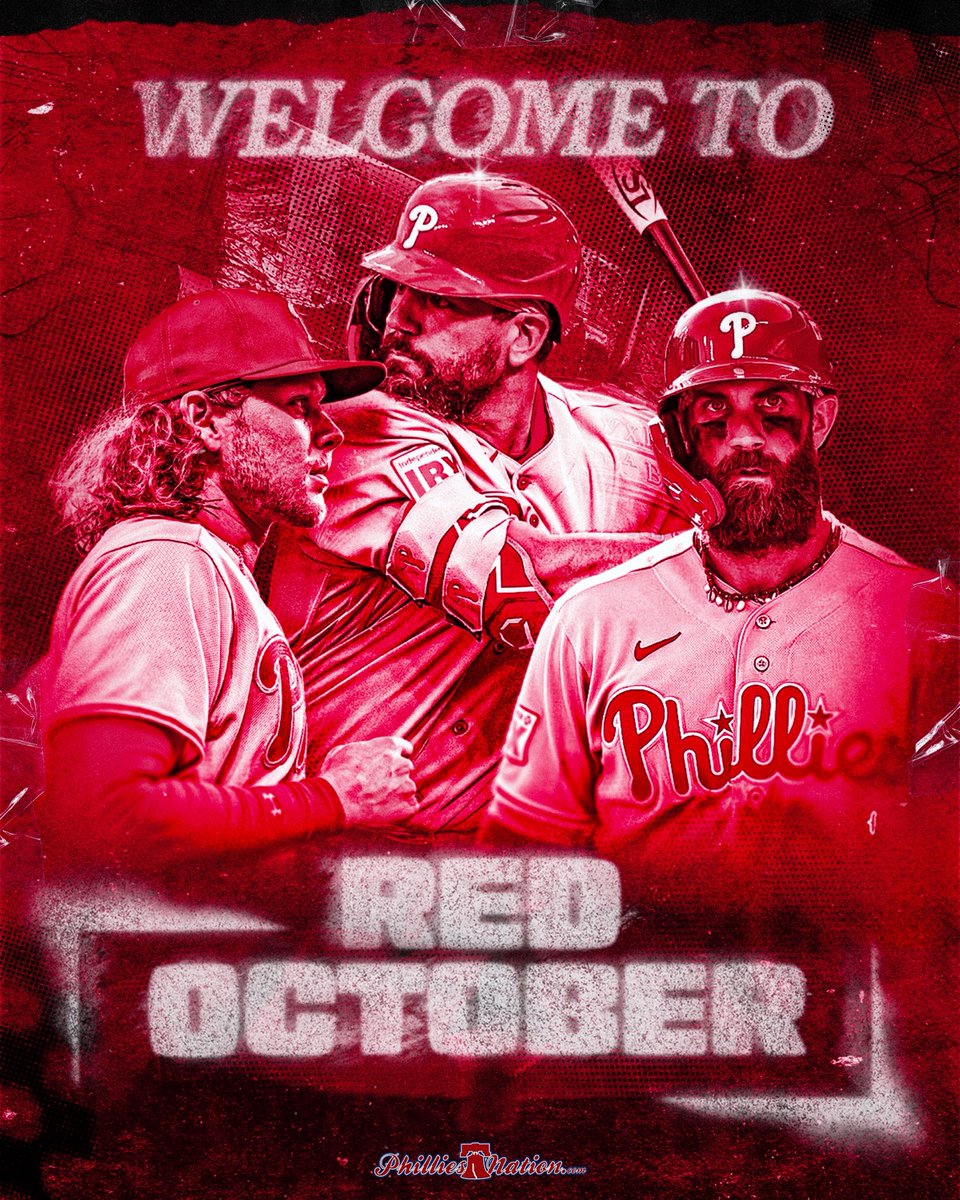 PhilliesNation's tweet photo. Red October is officially here. 🔥 https://t.co/JKWxhBg8vv