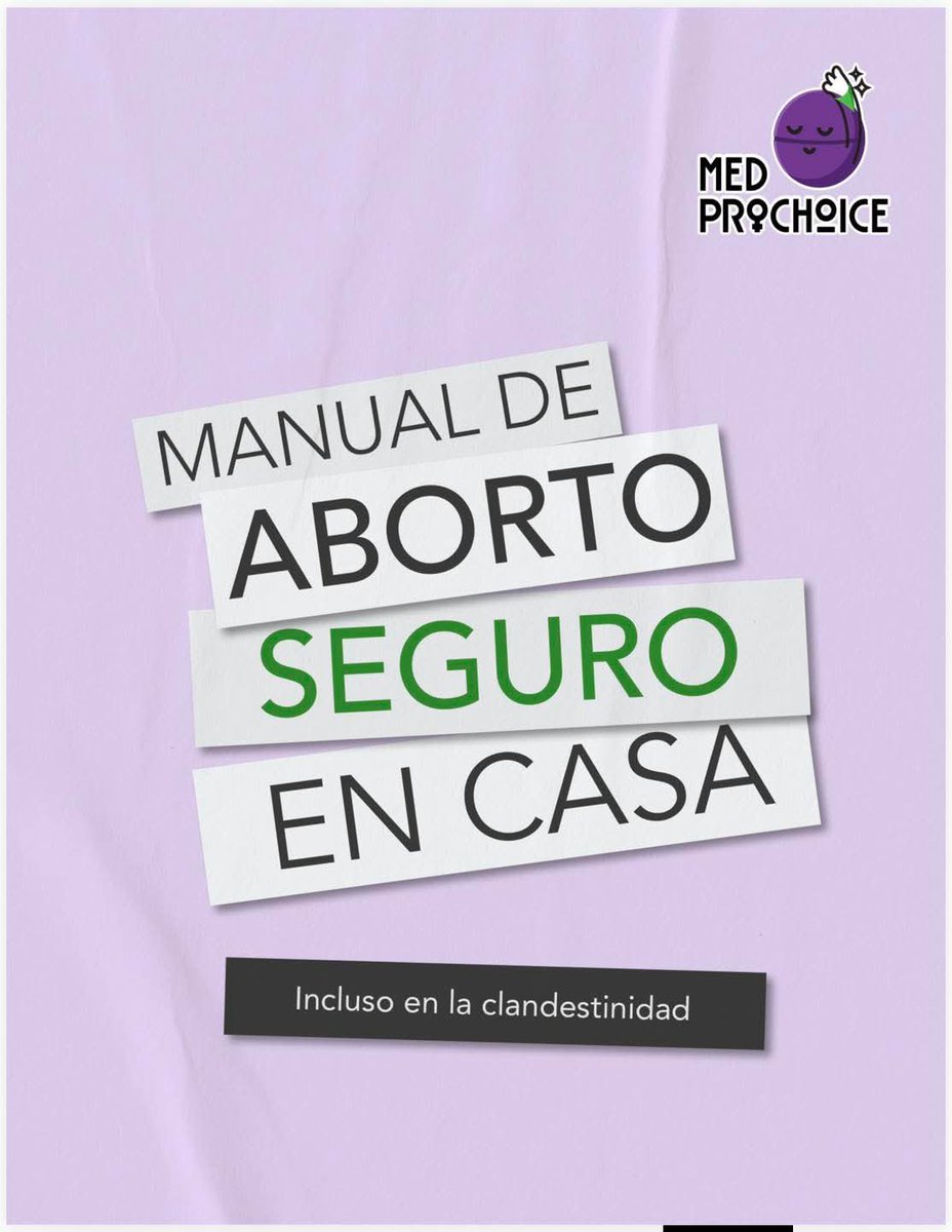 MedProChoice's tweet photo. ¡Ya tenemos el manual actualizado de aborto seguro en casa! siempre vamos a procurar la información más actualizada y con fuentes confiables. 
👉Guarda y comparte este manual para tenerlo siempre a la mano, puedes leerlo completo en el siguiente enlace: 

https://t.co/T6E3EgKQ33 https://t.co/gZwiiGYkhd