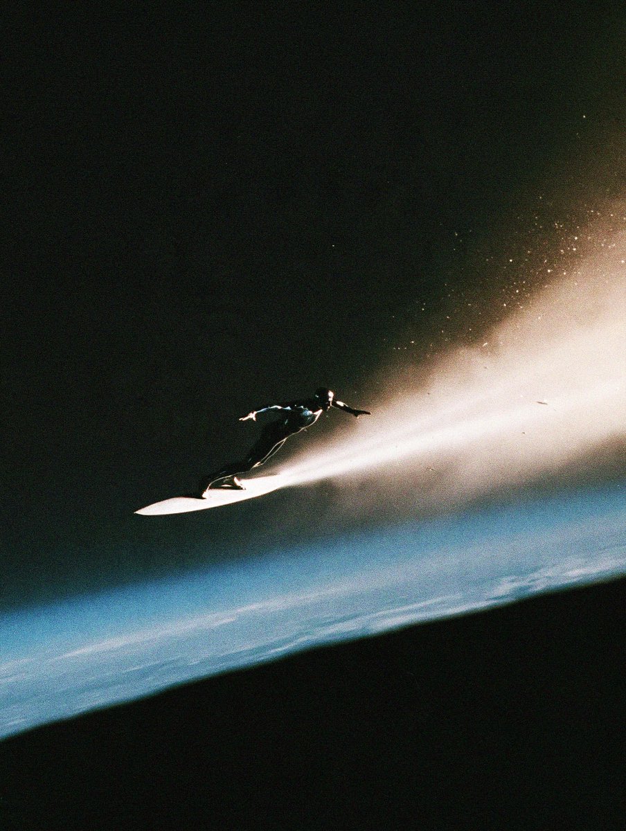 iamnotsrc's tweet photo. silver surfer https://t.co/Y08UrmRO20