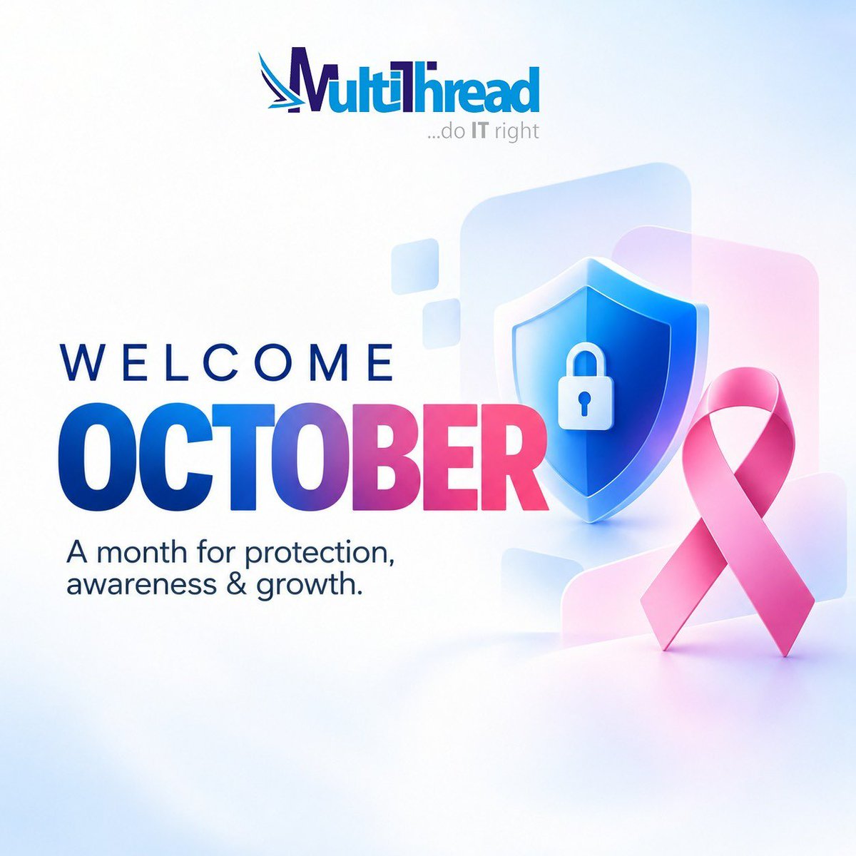 MultiThreadICT's tweet photo. Happy New Month! 

October is Cybersecurity Awareness Month and Pink October. Let's protect our data, our businesses, and our well-being.

Wishing you a productive, secure, and successful month ahead. 

#MultiThread #CybersecurityAwarenessMonth #PinkOctober https://t.co/6Y7fIc7Qnz