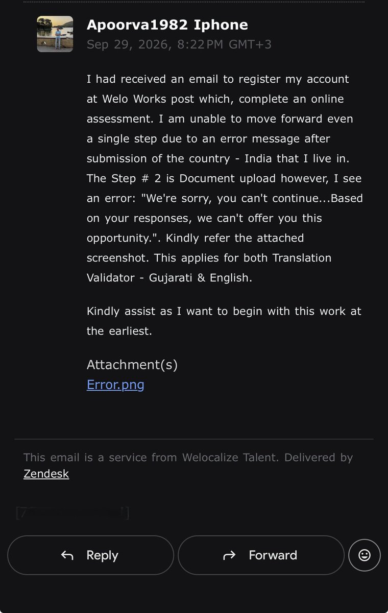 sheth_apoorva's tweet photo. @welocalize See #everyone, upon questioning #myrights, how rudely this company takes me off their portal by blocking my profile. What level of #rudeness is this by #WeLocalize brand? When I tried to cross-question, they #deactivated my profile. If such is their behaviour, than.. https://t.co/cF3Dqs0v8b