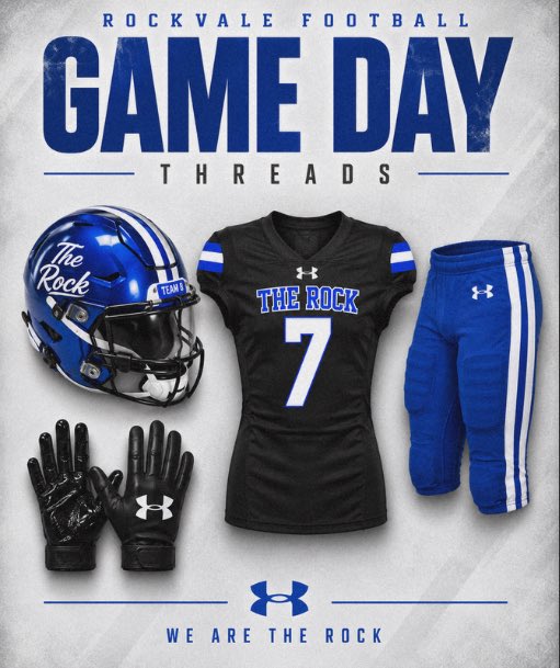Rockvale_FB's tweet photo. Thursday Night Lights 

🔵⚫️🔵

#WeAreTheRock🪨 #Team8 https://t.co/ybhHI3bURM
