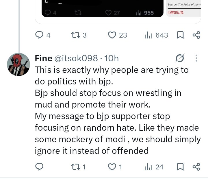 itsok098's tweet photo. @goongoblin13763 True I have similar view https://t.co/w7GJDWjDxg