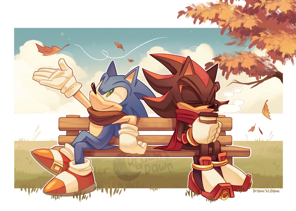 DrawnTilDawn's tweet photo. Happy October! ☕️🍁

Here’s an old piece I did last year~ https://t.co/nsqi6VFtMx