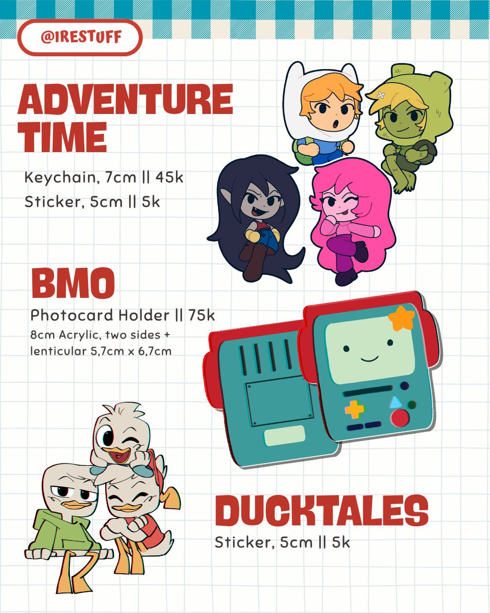 irestuff's tweet photo. Ire's #CF23 #tokiofest catalogue!!
🔄+❤️are very appreciated 

📌 ICE BSD and Chillax Sudirman
🏷️ CF23 L02-03AB, Tokiofest E11
🗓️ : Both Days
💐 : TADC, Gumball, KOG, MLP, KPDH, Tom &amp; Jerry, 
Adventure Time, Ducktales

🧵(1/3) #cf23catalogue #Comifuro23 https://t.co/ji39MPRn9O