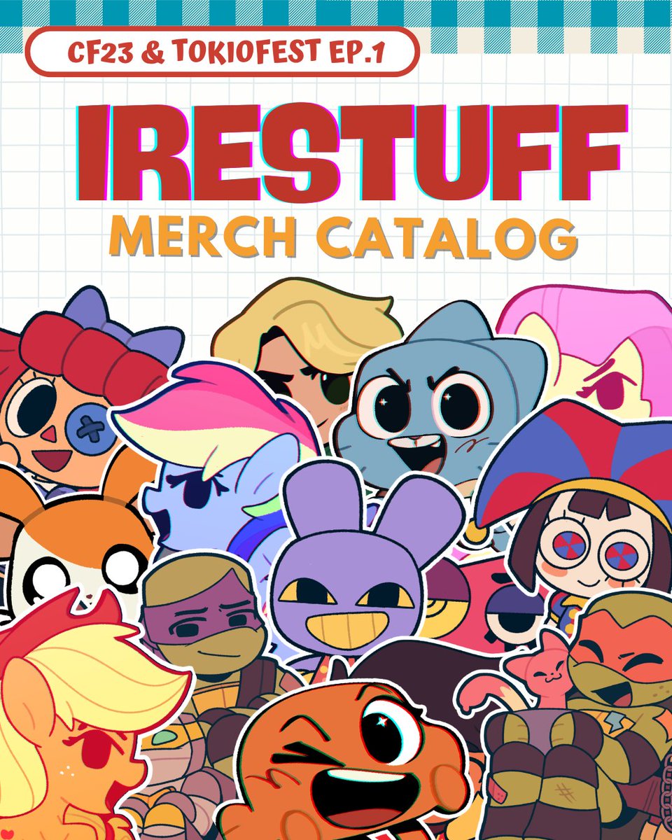irestuff's tweet photo. Ire's #CF23 #tokiofest catalogue!!
🔄+❤️are very appreciated 

📌 ICE BSD and Chillax Sudirman
🏷️ CF23 L02-03AB, Tokiofest E11
🗓️ : Both Days
💐 : TADC, Gumball, KOG, MLP, KPDH, Tom &amp; Jerry, 
Adventure Time, Ducktales

🧵(1/3) #cf23catalogue #Comifuro23 https://t.co/ji39MPRn9O