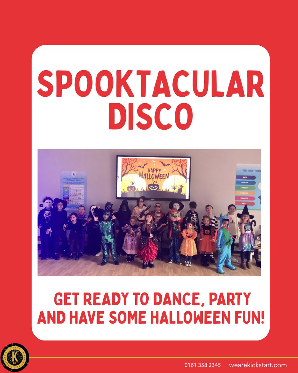 wearekickstart's tweet photo. π MORE SPOOKY ACTIVITIES REVEALED! π»
Take a look at some more of the Halloween fun we have planned for Holiday Club this October! π·οΈ
π§ Frankenstein Sponge Art
πΈοΈ DIY Yarn Spider Webs
π Spooky Strawberry Treats
π Spooktacular Disco
#HolidayClub #Halloween #Kickstart https://t.co/gEpDdtJVSl