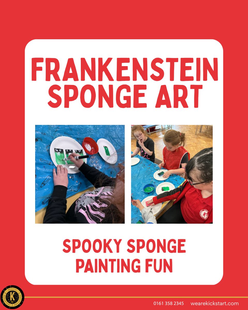 wearekickstart's tweet photo. π MORE SPOOKY ACTIVITIES REVEALED! π»
Take a look at some more of the Halloween fun we have planned for Holiday Club this October! π·οΈ
π§ Frankenstein Sponge Art
πΈοΈ DIY Yarn Spider Webs
π Spooky Strawberry Treats
π Spooktacular Disco
#HolidayClub #Halloween #Kickstart https://t.co/gEpDdtJVSl