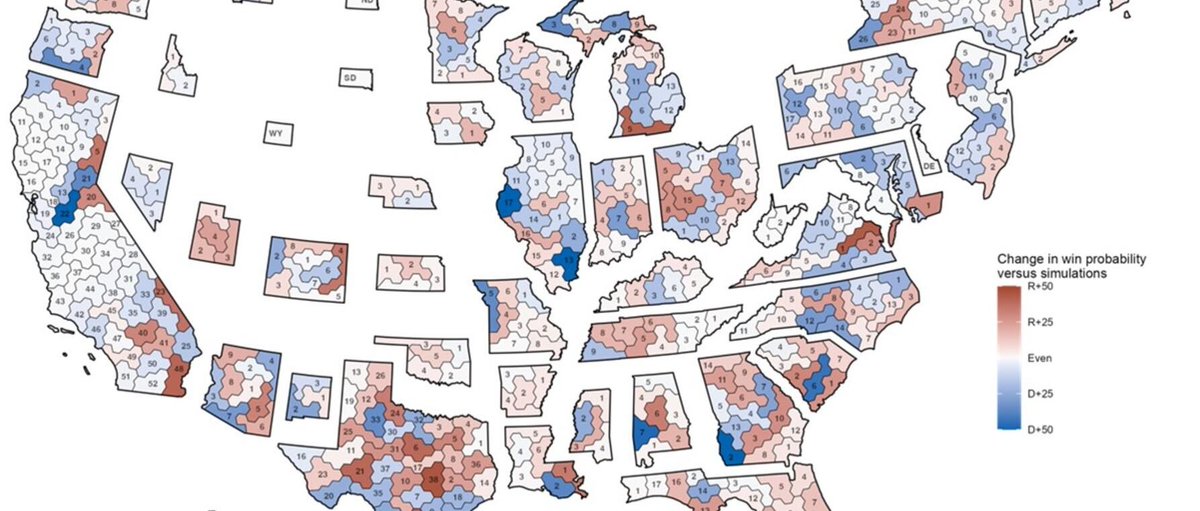 IQSS's tweet photo. Of 435 congressional seats, only about 30 to 35 are genuinely competitive. IQSS affiliate Kosuke Imai tells @HarvardGSAS how gerrymandering and residential sorting are narrowing the 2026 midterm map.

https://t.co/bnKwVAuQ13

#Gerrymandering #AmericanPolitics #PoliticalScience https://t.co/6bz7UVBM9H