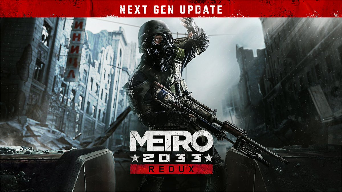 pl_evil's tweet photo. Metro 2033 Redux and Metro: Last Light Redux are getting a FREE next-gen update on PC and consoles for all owners of the games. ☢️
The PC version launches on October 22, 2026, with the console release following on October 29.
#Metro #Metro2033 #MetroLastLight #gaming https://t.co/tFfPUuu6q1