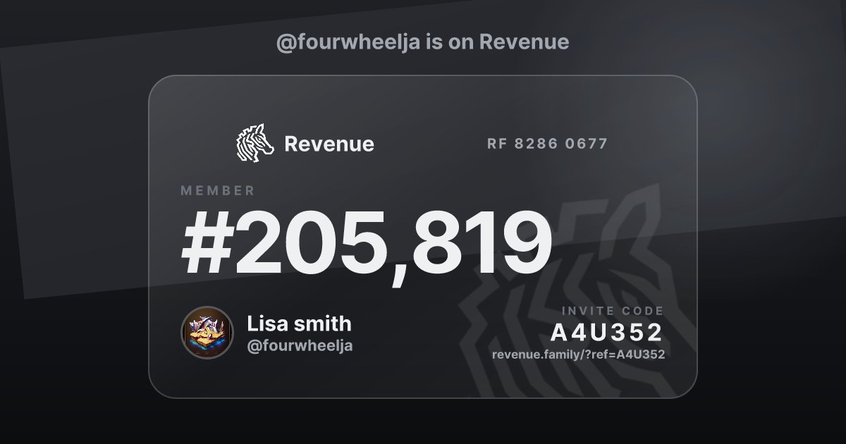 fourwheelja's tweet photo. @RevenueFamily I can confirm $55 from @RevenueFamily https://t.co/eMidrXUdgY