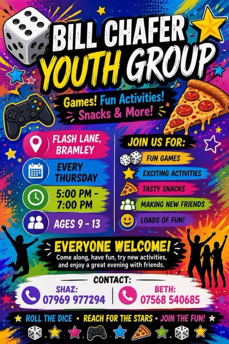 Stag_RosePPG's tweet photo. #thursday #FREE youthgroup
📍Bill Chafer Youth Centre, Bramley, S66 1TS
⏰5-7pm
🏫9 -13 years
#youthgroup #fun #games #activities #snacks #rotherham #bramley https://t.co/AlL4iBUq5s