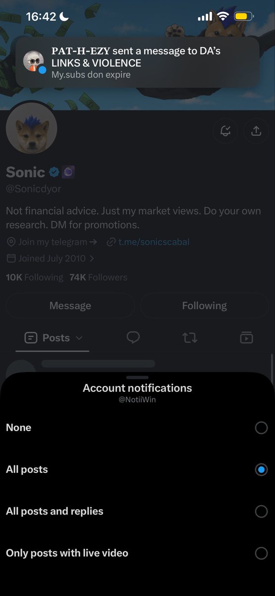 NotiiWin's tweet photo. @Sonicdyor Notis on always 

2iyHsfvRv4KefHqSGRCUFoJgcvPcHgredjtU9PAbRfTY https://t.co/bG4oOFqupr