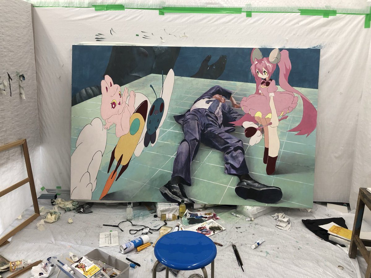 KEI_ICHI2020's tweet photo. 東京藝術大学油画科で制作しています。
作品を見ていただけたら嬉しいです。 https://t.co/6bdNonhiXv